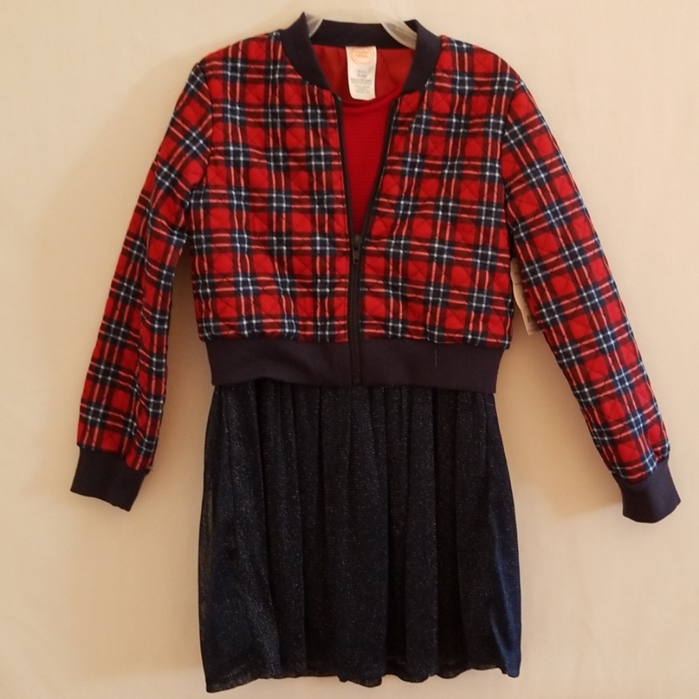 Wonder Nation Girls Size 6/6X Dress Set